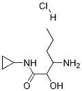 3-氨基-N-环丙基-2-羟基乙酰胺盐酸盐 结构式