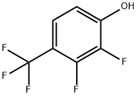 2,3-二氟-4-(三氟甲基)苯酚 结构式