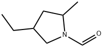 1-Pyrrolidinecarboxaldehyde, 4-ethyl-2-methyl- (9CI) 结构式