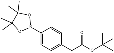 tert-butyl 2-(4-(4,4,5,5-tetramethyl-1,3,2-dioxaborolan-2-yl)phenyl)acetate 结构式