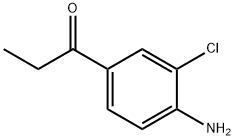 1-(4-AMINO-3-CHLORO-PHENYL)-PROPAN-1-ONE 结构式