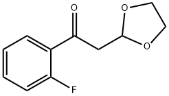 2-(1,3-二氧戊环-2-基)-1-(2-氟苯基)乙-1-酮 结构式