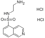 N-(2-氨乙基)-5-异喹啉磺酰胺盐酸盐 结构式