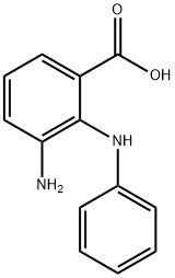 3-AMINO-2-(PHENYLAMINO)BENZOIC ACID 结构式