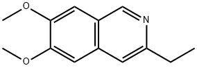 Isoquinoline, 3-ethyl-6,7-dimethoxy- (9CI) 结构式