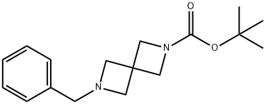 1-BOC-6-苄基-2,6-二氮杂螺[3,3]庚烷 结构式