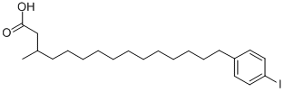 15-(4-iodophenyl)-3-methylpentadecanoic acid