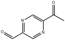 Pyrazinecarboxaldehyde, 5-acetyl- (9CI) 结构式