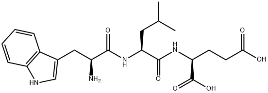tryptophyl-leucyl-glutamic acid 结构式