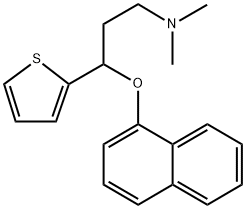 (RS)-盐酸度洛西汀 结构式