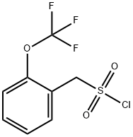 2-(三氟甲氧基)苄基磺酰氯 结构式