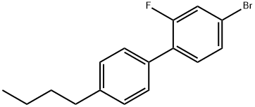 4-BROMO-4'-BUTYL-2-FLUOROBIPHENYL 结构式