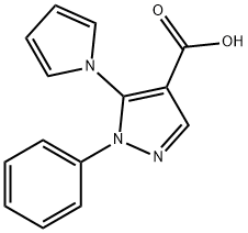 1-PHENYL-5-(1H-PYRROL-1-YL)-1H-PYRAZOLE-4-CARBOXYLIC ACID