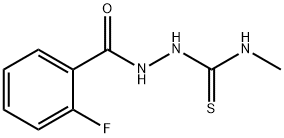 2-(2-氟苯甲酰基)-N-甲基肼-1-硫代碳酰胺 结构式