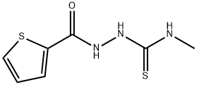 N1-甲基-2-(2-噻吩羰基)肼-1-硫代酰胺 结构式