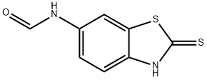 Formamide, N-(2,3-dihydro-2-thioxo-6-benzothiazolyl)- (9CI) 结构式