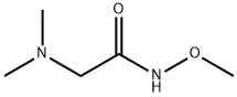 Acetamide, 2-(dimethylamino)-N-methoxy- (9CI) 结构式