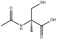 Cysteine,  N-acetyl-2-methyl- 结构式