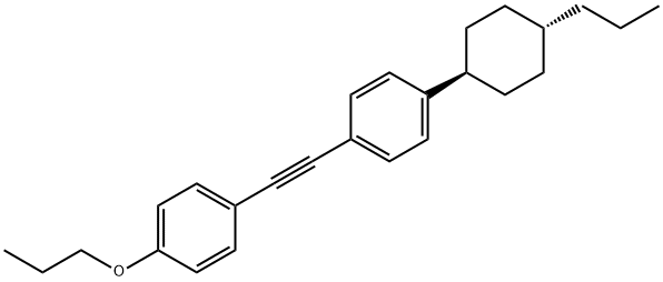 1-(4-TRANS-PROPYLCYCLOHEXYL)-4-[4(4-PROPYLOXYPHENYL)ETHINYL]-BENZOL 结构式