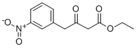4-(3-硝基苯基)-3-氧代丁酸乙酯 结构式