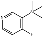 4-FLUORO-3-(TRIMETHYLSILYL)PYRIDINE 结构式