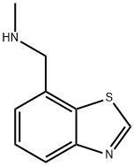 7-Benzothiazolemethanamine,N-methyl-(9CI) 结构式