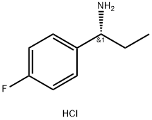 (R)-1-(4-氟苯基)丙胺盐酸盐 结构式