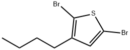 2,5-二溴-3-丁基噻吩 结构式