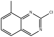 2-氯-8-甲基喹唑啉 结构式