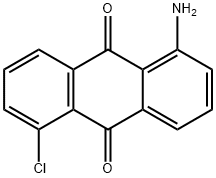 1-氨基-5-氯蒽醌 结构式