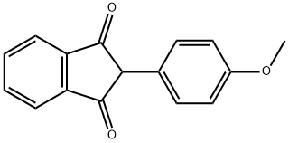 茴茚二酮 结构式