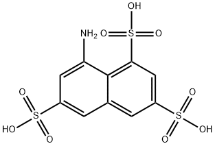 8-氨基萘-1,3,6-三磺酸 结构式
