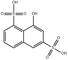 8-羟基-1,6-萘二磺酸 结构式