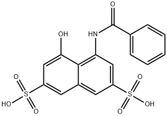 N-苯甲酰基H酸 结构式
