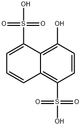 4-hydroxynaphthalene-1,5-disulphonic acid 结构式