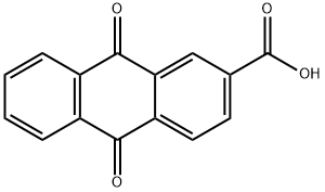 蒽醌-2-羧酸 结构式