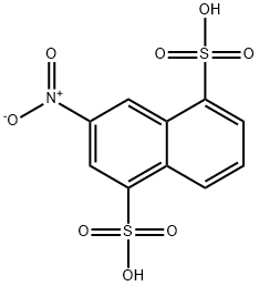 3-硝基萘-1,5-二磺酸 结构式