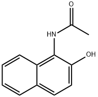N-(2-羥-1-萘基)乙醯胺 结构式