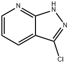 3-氯-1H-吡唑并[3,4-B〕吡啶 结构式