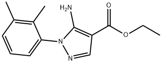 Ethyl 5-amino-1-(2,3-dimethylphenyl)-1H-pyrazole-4-carboxylate 结构式
