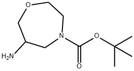 4-BOC-6-氨基-1,4-高吗啉 结构式