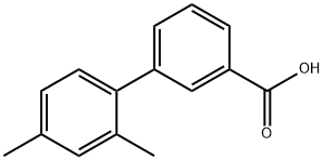 2,4-DIMETHYLBIPHENYL-3-CARBOXYLIC ACID 结构式