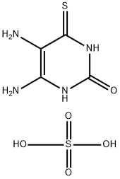 4,5-DIAMINO-2-HYDROXY-6-MERCAPTOPYRIMIDINE HEMISULFATE SALT 结构式