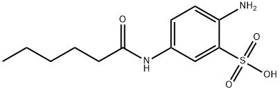2-Amino-5-hexanoylaminobenzenesulfonic acid 结构式