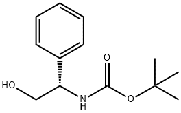 Boc-L-苯甘氨醇 结构式