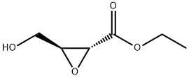 (2R-反式)-3-(羟甲基)环氧乙烷-2-羧酸乙酯 结构式