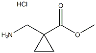 Methyl 1-(aminomethyl)cyclopropanecarboxylate HCl 结构式
