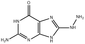 1H-Purine-6,8-dione,2-amino-7,9-dihydro-,8-hydrazone(9CI) 结构式