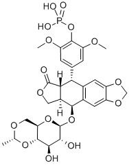 磷酸依托泊苷 结构式