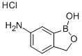 5-氨基-2-羟甲基苯基硼酸盐酸盐 结构式